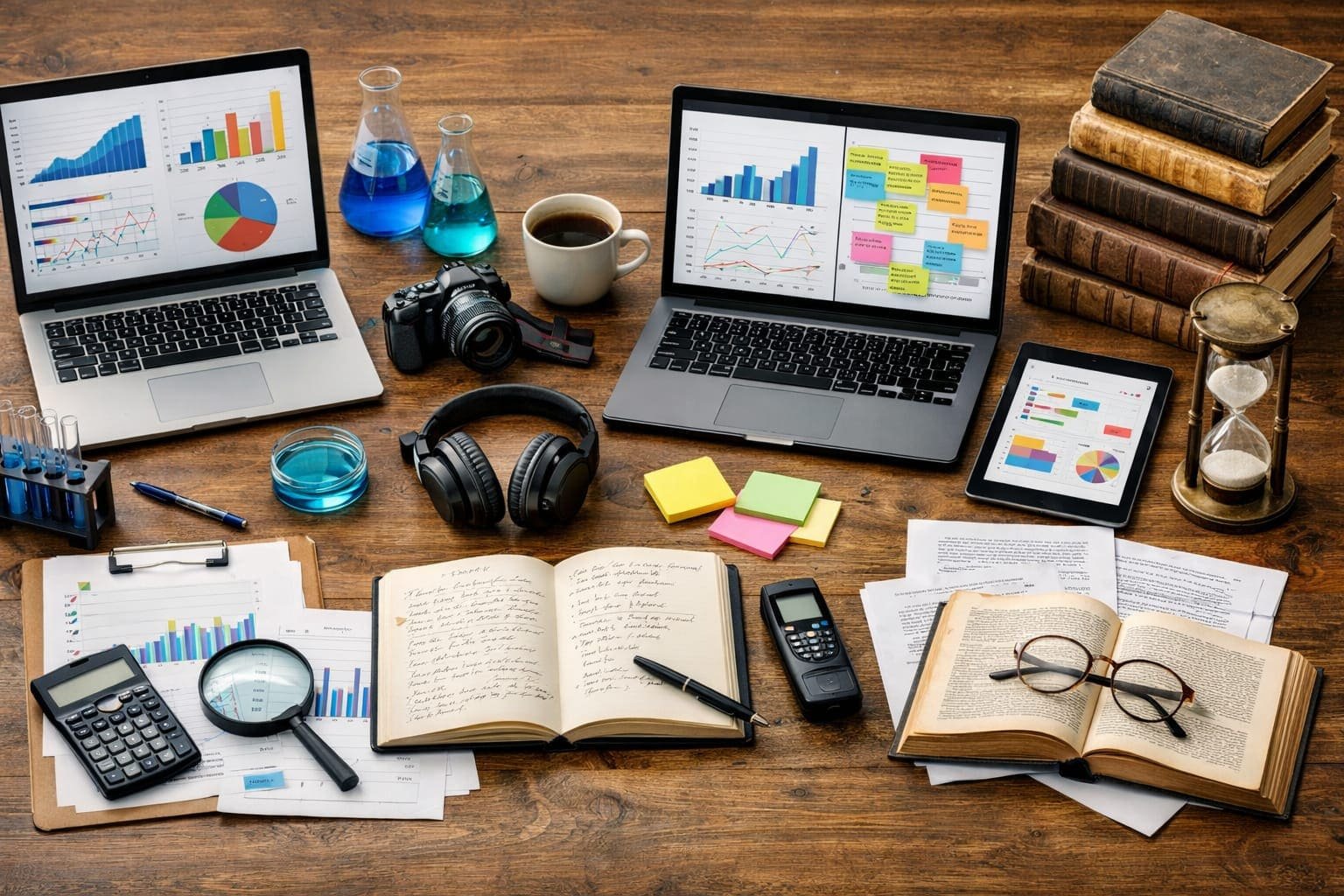 Diskusi tesis antara mahasiswa pascasarjana dan dosen pembimbing